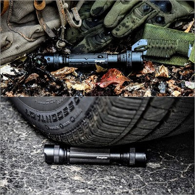 Energizer 700 Lumens Rechargeable Tactical Metal Light: LED Flashlight, Impact & Water-Resistant, Pocket Clip, Black