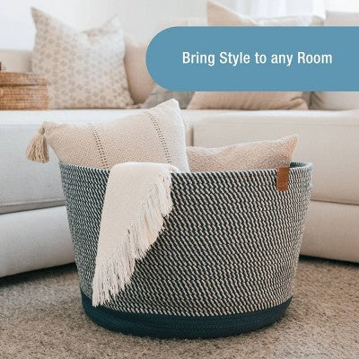 CleverMade XL Rope Basket Navy Noir (LOCAL PICKUP ONLY)