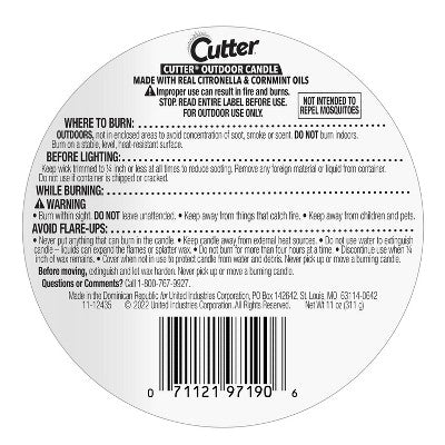 Cutter 11oz Roped Bucket Candle