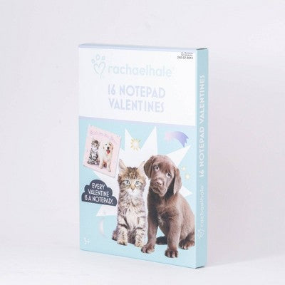 Paper Magic 16ct Rachael Hale Notepad Valentine's Day Exchange Cards