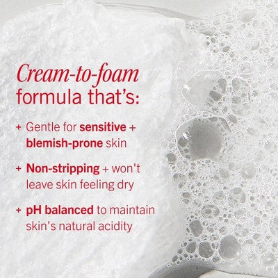 FIRST AID BEAUTY Ultra Repair Cream-to-Foam Hydrating Cleanser - 6oz: Paraben-Free, Sulfate-Free, For Normal, Combination, Dry Skin