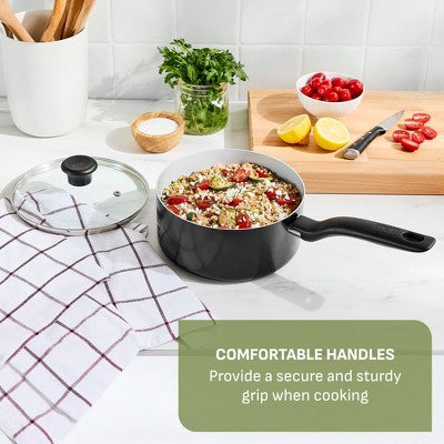 T-Fal Simply Cook 8" Ceramic Nonstick Fry Pan Black