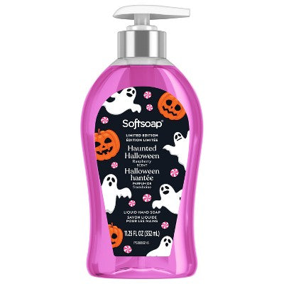 Softsoap Fall Seasonal Haunted Halloween Liquid Hand Soap - Raspberry - 11.25 fl oz