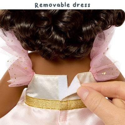 BABY Born Princess Baby Doll Harper - Black Hair, Dark Brown Eyes: Includes Accessories, Promotes Fine Motor Skills