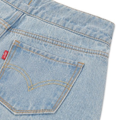 Levi's Girls' Braided High-Rise Baggy Jeans - Light Wash 14