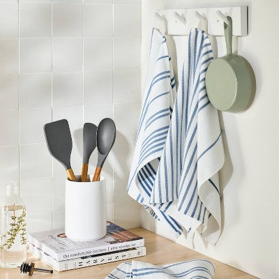 Acacia Wood/Nylon Solid Turner Gray - Figmint: BPA-Free Kitchen Utensil, Hand Wash, 12.99" Length, Cooking Spatula