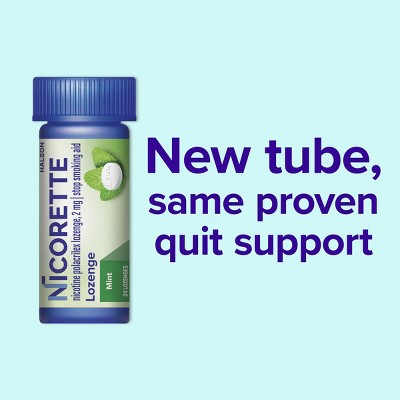 Nicorette 2MG Lozenges - Mint - 72ct: Nicotine Replacements, Habit Treatments