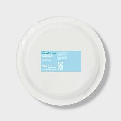 Disposable Dinnerware Paper Plates 10" - Football - 24ct - up&up