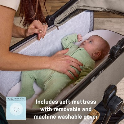 Ingenuity 3DSuite DualDock Carry Cot, Portable Baby Bassinet for Stand or Stroller - Beige (LOCAL PICKUP ONLY)