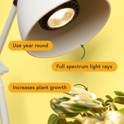 WE THE WILD Instant Sun Full Spectrum LED Grow Light Bulb for Houseplants 10W E26