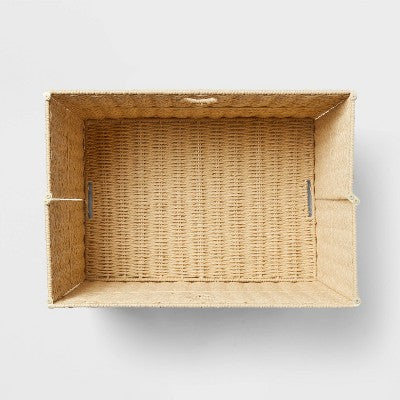 Woven Paper Scallop KD Storage with Lid - Pillowfort