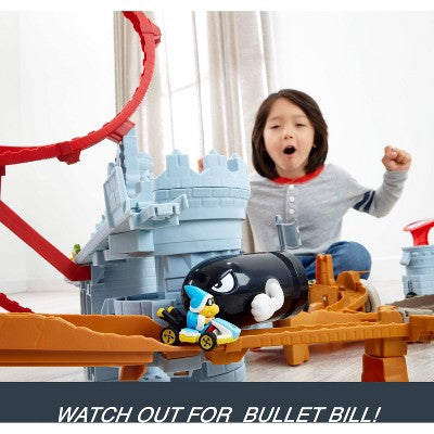Hot Wheels Mario Kart Bowser's Castle Track Set with 1:64 Scale (LOCAL PICKUP ONLY)