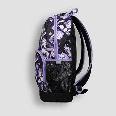 Demon Hunter KPop Dome 18" Backpack - Black/Purple/Pink