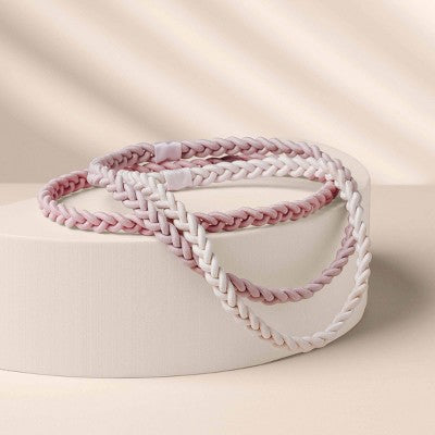 The Hair Edit Salutation Fabric Headbands - Multicolor - 3pk