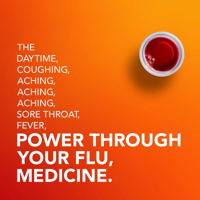 Vicks Intense Flu Warming Combo Syrup - Acetaminophen - Black Cherry - 24 fl oz: Liquid Cold & Cough Relief, 2 Pack