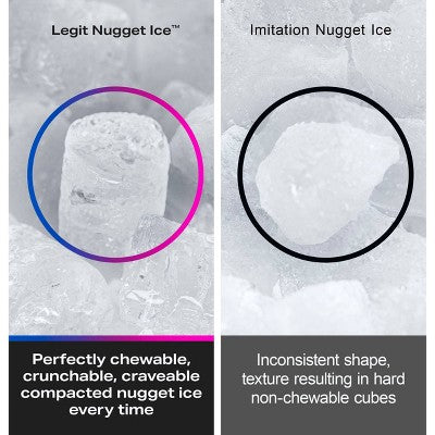GE Appliances Opal 2.0 Ultra Nugget Ice Maker with Side Tank and Scale Inhibiting Filter White (LOCAL PICKUP ONLY)
