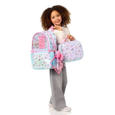Locker Club Stationery 17" Backpack Set - Smiley