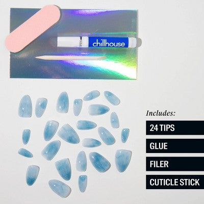 Chillhouse Chill Tips Fake Nails - Design Studio - Acid Wash - 24ct
