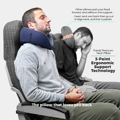 Travelon Transit Premium Neck Pillow - Navy