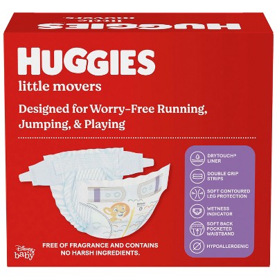 single sHuggies Little Movers Diapers - Size 4 - 25ct