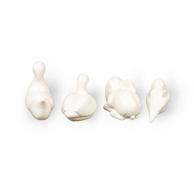4pc Collectibles Assorted White - Bullseye's Playground