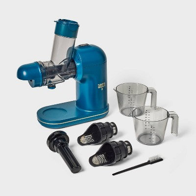 Electric Masticating Juicer Dark Teal Blue - Tabitha Brown for Target
