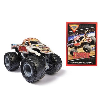 Monster Jam Zombie Die Cast Monster Truck with Trading Card