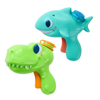 Chuckle & Roar Squirty Squirts Dino & Shark Water Blasters - 2pk