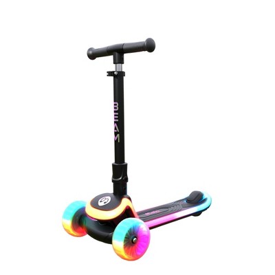 Melo Beam 3 Wheel Kick Scooter with Light Up Wheels - Black (LOCAL PICKUP ONLY)