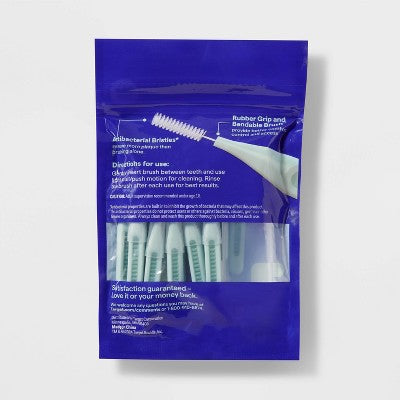Between Teeth Interdental Brushes - Mint - Trial Size - up&up