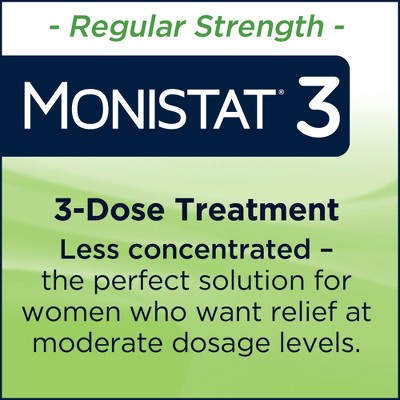 Monistat 3-Dose Yeast Infection Treatment 3 Ovule Inserts & External Itch Cream - 3ct