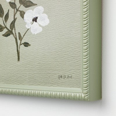 (Set of 3) 12"x16" Flower Framed Arts - Threshold designed with Studio McGee