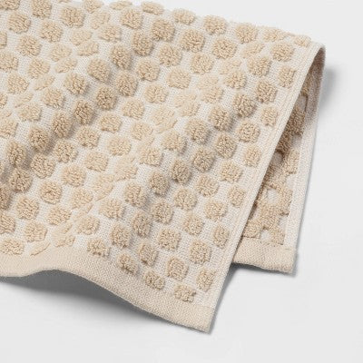6pc Performance Plus Textured Dot Bath Towel Set Khaki - Threshold