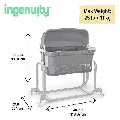 Ingenuity Dream Hero Starlight 3-in-1 Co-Sleeping Bassinet - Lume (LOCAL PICKUP ONLY)