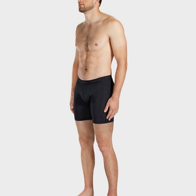 Pair of Thieves Men's Quick Dry Long Leg Boxer Briefs 3pk - Black M