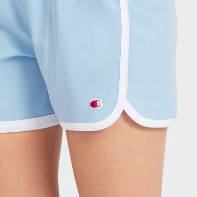 Champion Girls' Track Shorts - Light Blue XL