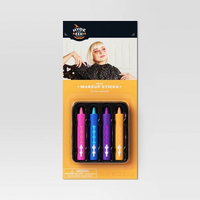4pk No Mess No Fuss Halloween Costume Makeup Sticks Neon - Hyde and EEK! Boutique