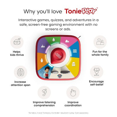 tonies Tonieplay PAW Patrol: Adventure Bay Rescue Heroes Game: Creative Learning Electronic Storybook *ADD 3 TO YOUR CART & 1 IS FREE!*