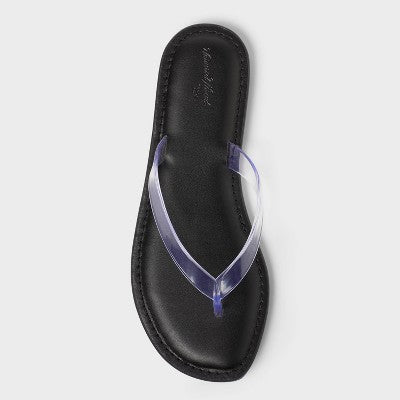 Women's Keilani Thong Flip Flops - Universal Thread Clear 8