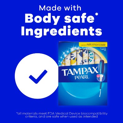 Tampax Pearl Duo Pack Tampons - Regular/Super - Unscented - 48ct
