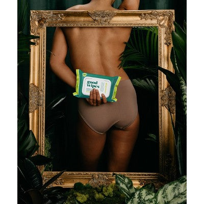 Goodwipes Botanical Bliss Flushable Wipes - 2pk/60ct