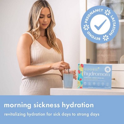 Boobie HydroMom Electrolyte Drink Mix - Blue Raspberry - 6.3oz/15ct