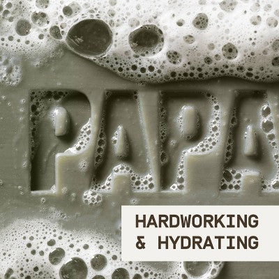 Papatui Men's Exfoliating and Hydrating Sulfate-Free Mango Butter, Avocado Oil and Ceramides Mini Bar Soap - Sandalwood Suede - 1.4oz