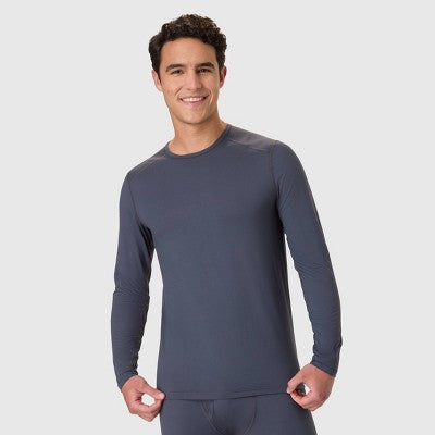 Hanes Men's Thermal Long Sleeve Performance Shirt - Dark Gray XXL