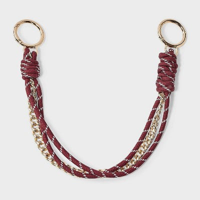 Sport Cord Bag Charm - Universal Thread Burgundy