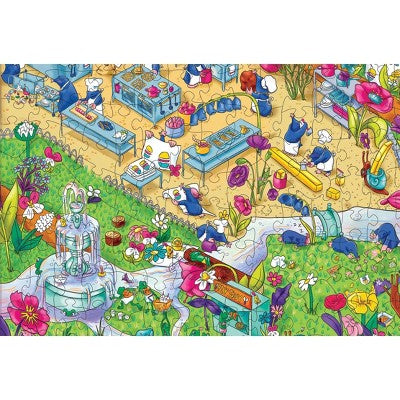 Magic Puzzle Company The Forest Feast Jigsaw Puzzle - 1000pc: Memory & Fine Motor Skills, Paper Collage