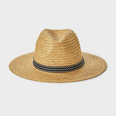 Men's Panama Straw Hat - Goodfellow & Co Brown L/XL