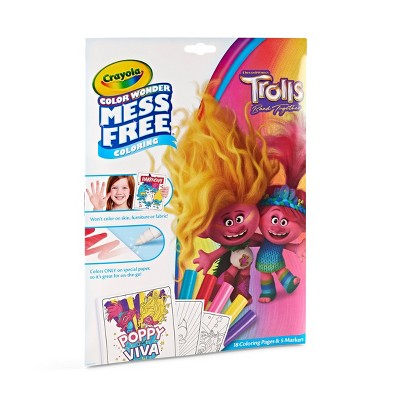 Crayola Color Wonder Trolls 3 Foldalope