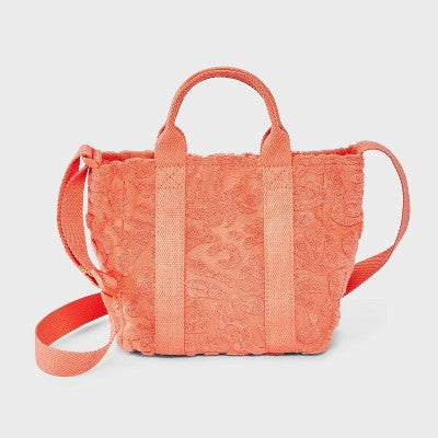 Girls' Mini Terry Handle Crossbody Bag - Cat & Jack Orange