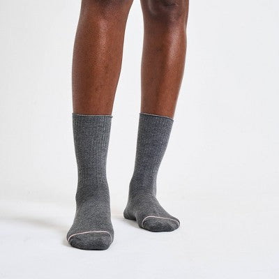 Goldtoe Signature Collection Women's 6pk Modern Essentials Classic Turn Cuff Crew Socks - Vintage Rose/Off White/Gray Heather 6-9
